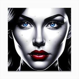 Portrait Artwork 122 Canvas Print