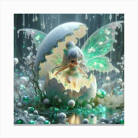 Fairy In The Rain 9 Canvas Print