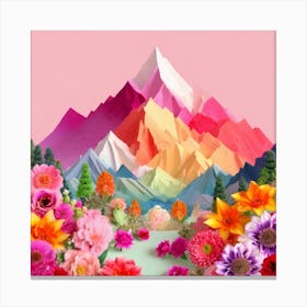 Firefly An Illustration Of A Beautiful Majestic Cinematic Tranquil Mountain Landscape In Neutral Col 2023 11 22t235538 Canvas Print