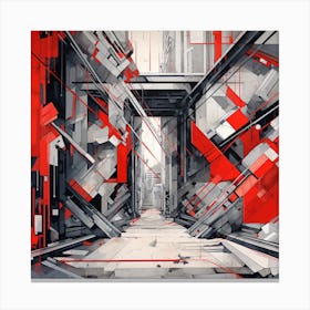 Futuristic City 22 Canvas Print