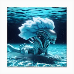 Alien Under Water Canvas Print