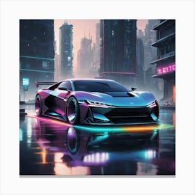Futuristic Car 3 Canvas Print