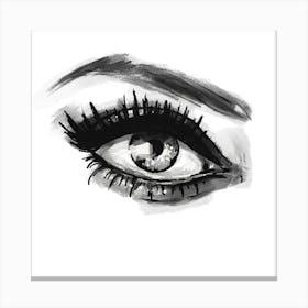 Beautiful Eye, Drawing Canvas Print