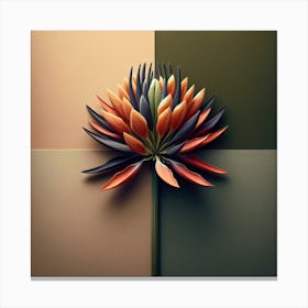 Abstract Flower 20 Canvas Print