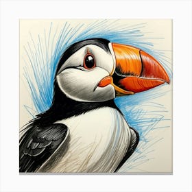 Puffin 9 Canvas Print