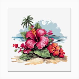 Hibiscus 5 Canvas Print