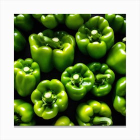 Green Peppers 6 Canvas Print