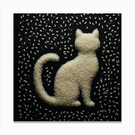 Cat In Rice Canvas Print