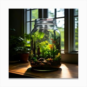 Jar Of Plants 2 Canvas Print