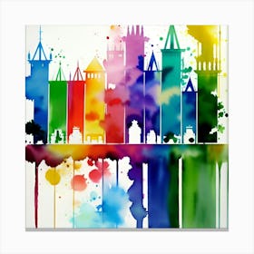 Harry Potter Castle 12 Canvas Print