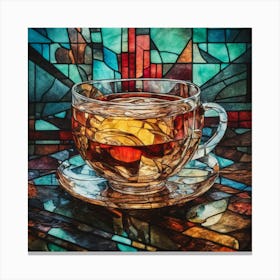 Tea In A Cup Canvas Print