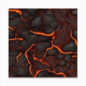 Lava Texture 4 Canvas Print