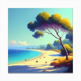 Landscape Painting 133 Canvas Print