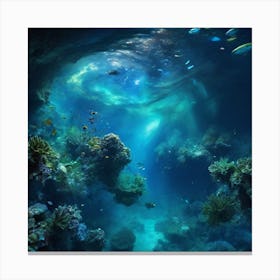 Underwater World Canvas Print