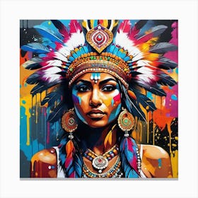 Indian Woman 5 Canvas Print