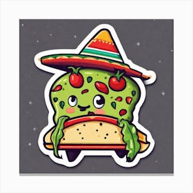 Mexican Taco Canvas Print