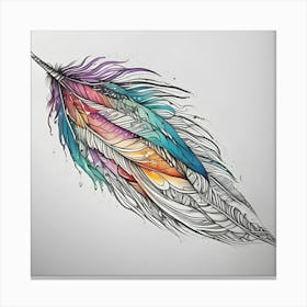 Feather Feather Feather 24 Canvas Print