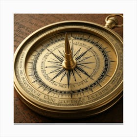 Compass 14 Canvas Print