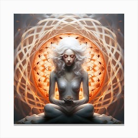 Meditating into Astral Realms Canvas Print