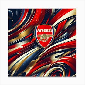 Arsenal F.C Logo Wall Art 20 Canvas Print