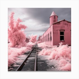 Pink Dust Canvas Print