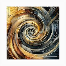 Abstract Spiral Canvas Print 1 Canvas Print