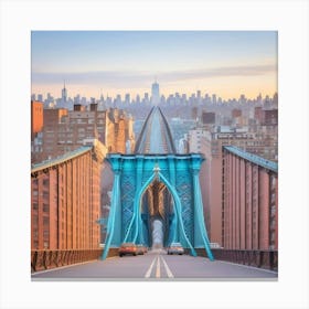 New York City Manhattan Bridge (2) Canvas Print