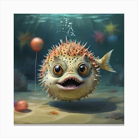 Puffer Fish 6 Canvas Print