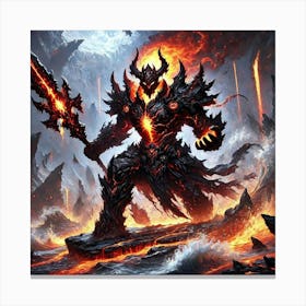 Lord Abyssion Abyssal Might Canvas Print