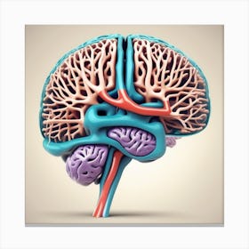 Brain Anatomy 10 Canvas Print