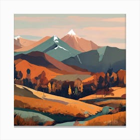 Autumn Landscape Canvas Print