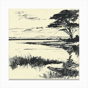 Lone Tree Canvas Print