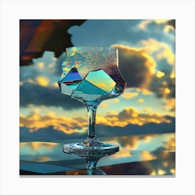 Copa cristal cielo 1 Canvas Print