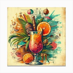 Tiki Cocktail 4 Canvas Print