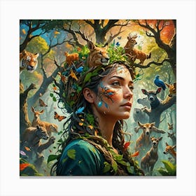 Forest Queen Canvas Print