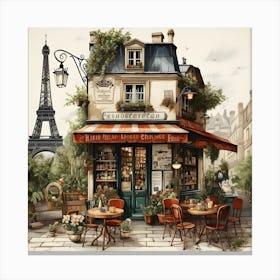 Old Paris By Csaba Fikker 27 Canvas Print