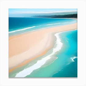 Abstract Beach Canvas Print