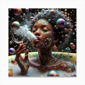 Bubbles And Bubbles 2 Canvas Print