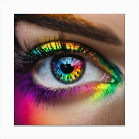 Rainbow Eye Canvas Print