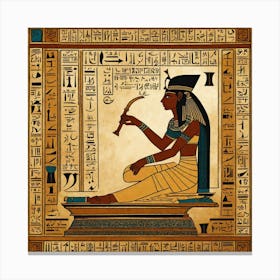 Egyptian Goddess 5 Canvas Print