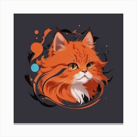 Orange Cat 4 Canvas Print