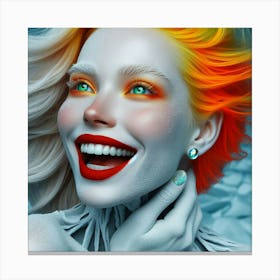 Ice Girl 1 Canvas Print