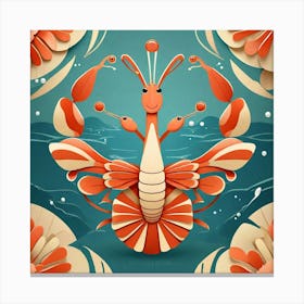 Chinese Paper Art Canvas Print