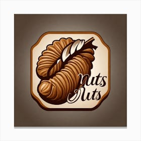 Nuts Nuts Logo Canvas Print