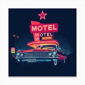 Motel Motel Canvas Print