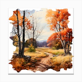 Autumn Path 1 Canvas Print