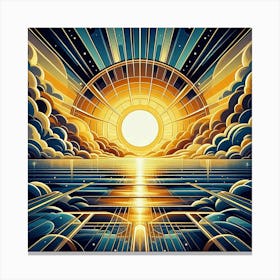 Sunset In The Sky 1 Canvas Print