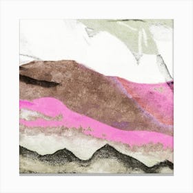 Pink Mountains Canvas Print