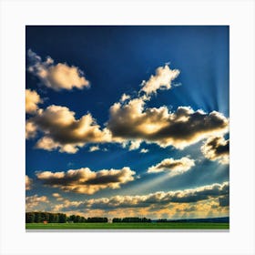 Cloudy Sky 6 Canvas Print