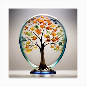 Glass Tree of Life Canvas Print